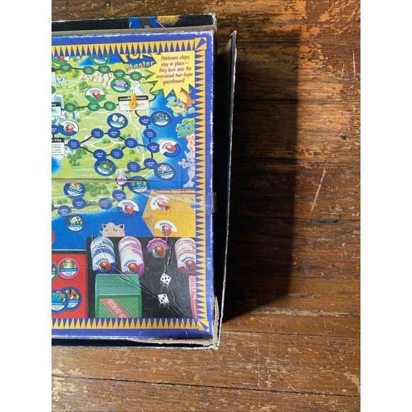 Pokemon Master Trainer Board Game Vintage Hasbro 95% Complete 1999 RARE - Picture 6 of 8